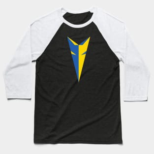 Ukrainian Blue & Yellow Fox Head Baseball T-Shirt
